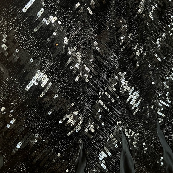 Black Sequin Diane Von Furstenberg Dress - Picture 9 of 9